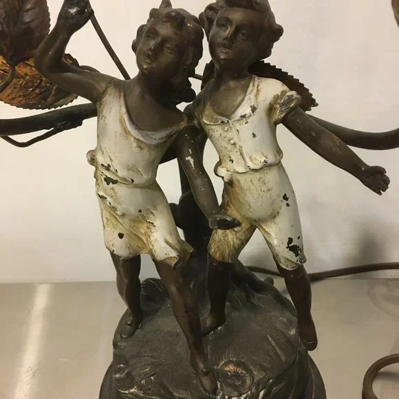 Copper and Brass Light Fixture - Picture 6 of 6